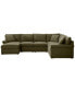 Фото #6 товара Wrenley 131" 6-Pc. Fabric Modular Sectional Chaise Sofa, Created for Macy's