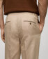 Фото #3 товара Men's Straight-Linen Pants