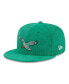 Фото #3 товара Men's Kelly Green Philadelphia Eagles Throwback Cord 59FIFTY Fitted Hat
