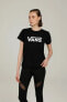Wm Drop V Ss Crew-b Kadın Kısa Kol T-shirt