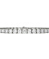 ფოტო #2 პროდუქტის Moissanite Tennis Bracelet (9-7/8 ct. t.w Diamond Equivalent) in 14k white gold