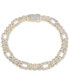 ფოტო #1 პროდუქტის Men's Diamond Figaro Link Bracelet Necklace (1 ct. t.w.) in 10k Gold