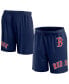 ფოტო #1 პროდუქტის Men's Navy Boston Red Sox Clincher Mesh Shorts