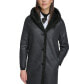 Фото #5 товара Women's Hooded Faux-Shearling Trim Coat