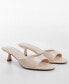 ფოტო #1 პროდუქტის Women's Patent Leather Effect Heeled Sandals
