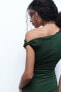 Фото #4 товара Платье асимметричного кроя со сборкой ZARA