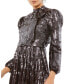 ფოტო #3 პროდუქტის Women's Women's Long Sleeve Tea Length Dress