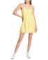 Фото #1 товара Dnt Eyelet Mini Dress Women's Yellow L