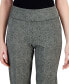 Фото #4 товара Women's Metallic Herringbone Pull-On Bootcut Pants