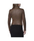 Фото #3 товара Women's Felix Asymmetrical Moto Jacket With Wing Collar