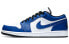 Фото #1 товара Кроссовки Nike Air Jordan 1 Low Game Royal (Белый, Синий)
