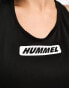 Фото #4 товара Hummel – Trägertop aus schwarzem Mesh mit Racerback