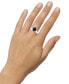 Onyx & Diamond (1/6 ct. t.w.) Statement Ring in Sterling Silver