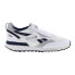 Фото #1 товара Reebok LX2200 Mens White Leather Lace Up Lifestyle Sneakers Shoes