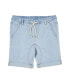 Toddler and Little Boys Slouch Fit Elastic with Drawstring Shorts