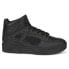 Фото #1 товара Puma Slipstream Hi Leather High Top Lace Up Mens Black Sneakers Casual Shoes 38