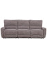 Фото #2 товара Deklyn 106" 3-Pc. Zero Gravity Fabric Sofa with 3 Power Recliners, Created for Macy's