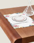 Фото #1 товара Embroidered cotton linen placemat