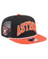 ფოტო #3 პროდუქტის Men's Black Houston Astros Throwback Mesh back Golfer Hat