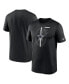 ფოტო #1 პროდუქტის Men's Black Dallas Cowboys Legend Icon Performance T-shirt
