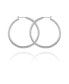 Women's Polished Tube Hoop Earring