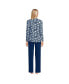 Фото #2 товара Women's Cozy 2 Piece Pajama Set - Long Sleeve Top and Pants