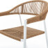 Фото #4 товара Садовое кресло Neska ii Белый синтетический Алюминий 56 x 59,5 x 81 cm
