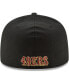 Фото #2 товара Men's Black San Francisco 49ers Team 59FIFTY Fitted Hat