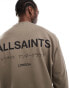 AllSaints Undergroud sweatshirt in light brown