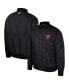 ფოტო #1 პროდუქტის Men's Black Wisconsin Badgers Full-Zip Bomber Jacket