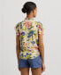 Фото #2 товара Women's Ruffled Floral Blouse