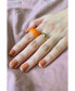 Mandarin — Orange jade stone ring