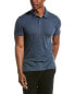 Barefoot Dreams Malibu Collection Polo Shirt Men's Blue S