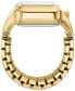 Women's Raquel Two-Hand Gold-Tone Stainless Steel Ring Watch 14mm