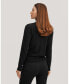 ფოტო #2 პროდუქტის Women's Pure Cashmere Turtleneck Sweater For Women