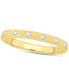 ფოტო #4 პროდუქტის 3-Pc. Set Diamond Tri-Tone Stack Rings (1/5 ct. t.w.)