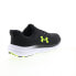 Фото #16 товара Under Armour Charged Assert 10 Mens Black Canvas Athletic Running Shoes