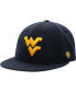 ფოტო #2 პროდუქტის Men's Navy West Virginia Mountaineers Team Color Fitted Hat