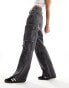 Фото #8 товара HUGO Galese cargo washed jeans in grey