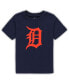 ფოტო #1 პროდუქტის Toddler Boys and Girls Navy Detroit Tigers Team Crew Primary Logo T-shirt