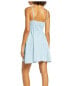 Фото #2 товара French Connection 253710 Women Shirred Button-Down Mini Dress Sky Blue Size 0