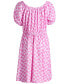 ფოტო #2 პროდუქტის Big Girls Checker-Print Peasant Dress, Created for Macy's