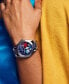 Фото #6 товара Eco-Drive Unisex Disney Donald Duck Stainless Steel Bracelet Watch 40mm Gift Set