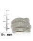Suzy Levian Sterling Silver Cubic Zirconia Pave Puff Crossover Wide Band Ring