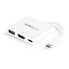 Фото #2 товара StarTech.com USB-C Multiport Adapter with HDMI - USB 3.0 Port - 60W PD - White - Wired - USB 3.2 Gen 1 (3.1 Gen 1) Type-C - 60 W - White - 5 Gbit/s - 4096 x 2160 pixels