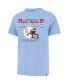 Фото #1 товара Men's Light Blue Distressed Houston Oilers Time Lock Franklin Big and Tall T-shirt