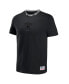 Men's NFL X Staple Black New England Patriots Embroidered Fundementals Globe Short Sleeve T-shirt