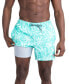 ფოტო #1 პროდუქტის Men's Oh Buoy 2N1 Palm Print Volley 7" Swim Shorts