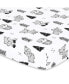 Фото #3 товара Pack n Play, Mini Crib, Portable Crib or Fitted Playard Sheets for Baby Boy or Girl, 3 Pack Set, Gray, Black and White Woodland