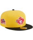 ფოტო #1 პროდუქტის Men's Yellow, Black Toronto Blue Jays Grilled 59FIFTY Fitted Hat